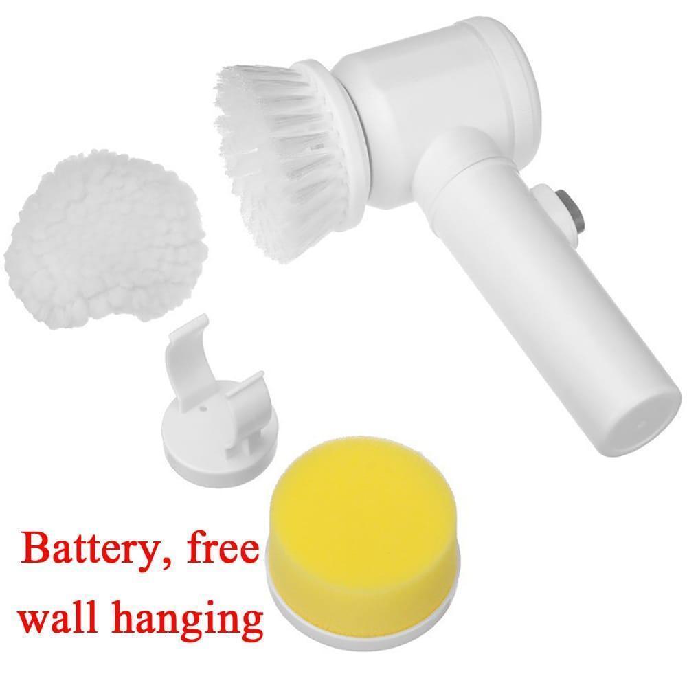 Tippler spin scrubber with brush, sponge and wall mount supplier image